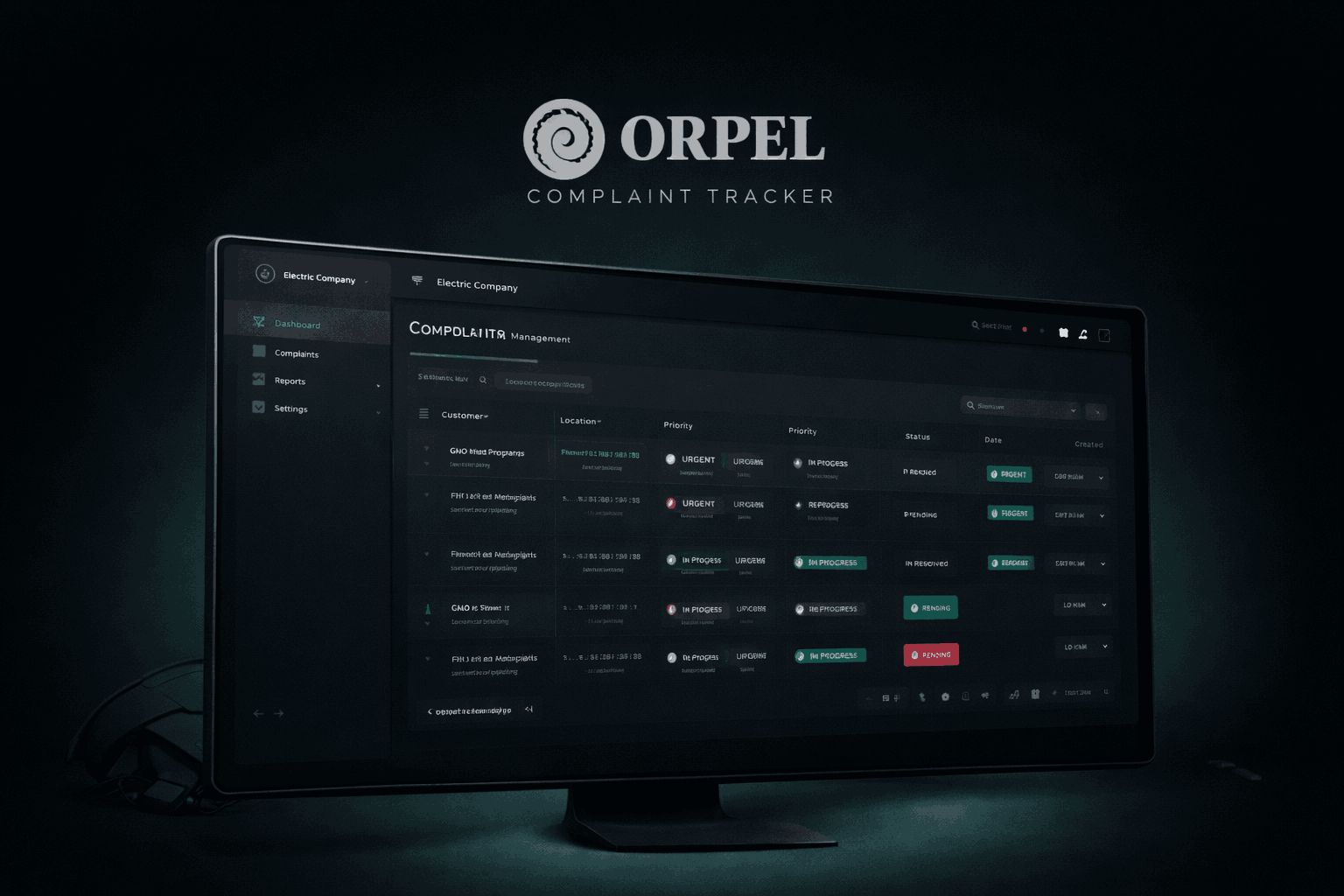 Orpel Complaint Tracker